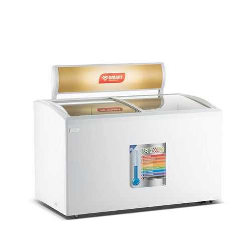 Congélateur Horizontal Vitré À Glace /Surgelé 415L_Modèle STCCV-441 -Blanc