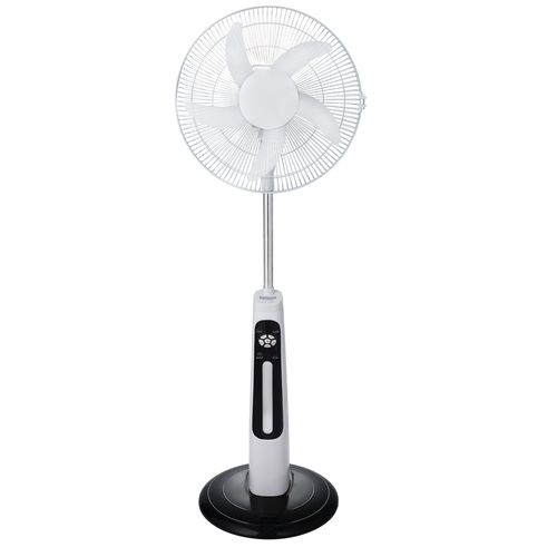 Ventilateur Rechargeable Smart 18" Avec Télécommande –Blanc – STV-640 –40W/ 9 Vitesses/ Éclairage LED/ Power Bank