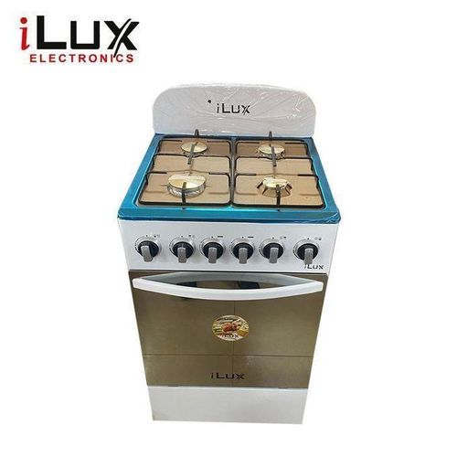 Ilux Cuisinière - Gaz 4 Feux LXG-50CW - Blanc