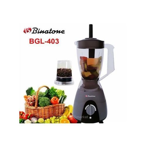 Binatone Mixeur Blender Bol Incassable BLG-403 - 350 W - 1.5 Litres