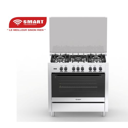 Cuisinière 5 Feux Automatique Inox 90x60 Smart (STC-9060GI) - Gris