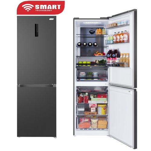 Réfrigérateur Combiné Smart Technology-402 Litres (STCB-997M)- Inox