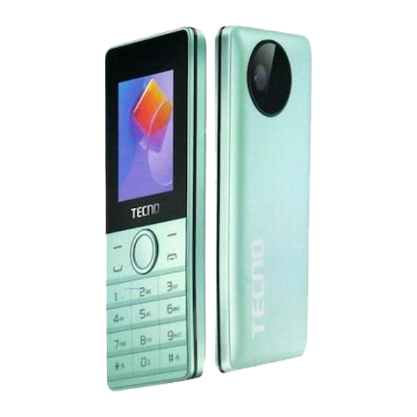 Tecno T302 - Petit Téléphone Portable - 2.0"Pousses - 2 Puces - Batterie 1150mAh - Torche - Noir