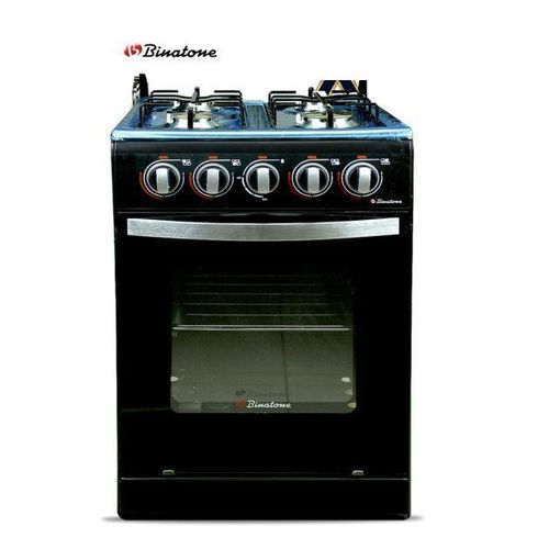 Binatone Cuisinière -FGC-504/505/506 -4 Foyers - 50 x 50 -Automatique - Noir Marron Ou Blanc
