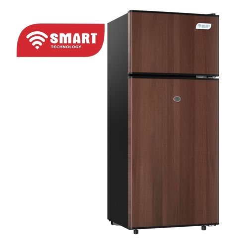 Réfrigérateur Smart 2 Portes 100L (STR-135WH) - Couleur Bois