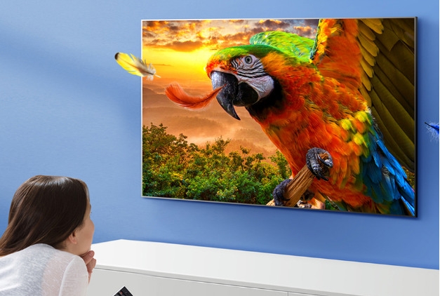 Ilux TV LED 65" Pouces - Wi-Fi - UHD TV-4K - Androïd TV_ILTV65S – Youtube Noir