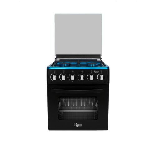 Cuisinière Roch  À Gaz - RGC-50G4S-G(B) - 50X50 Mini - Noir