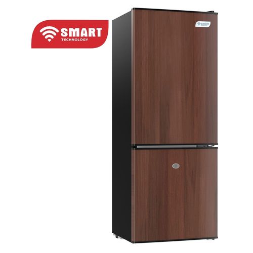 Réfrigérateur Combiné Smart Technology 2 Tiroirs (STCB-145WH) - 112L / Gris-Marron