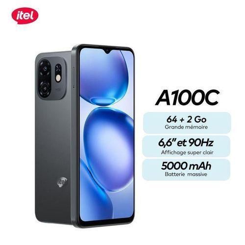 Itel A100C- - 5000 mAh - 2+4 Go Ram - 64Go Rom