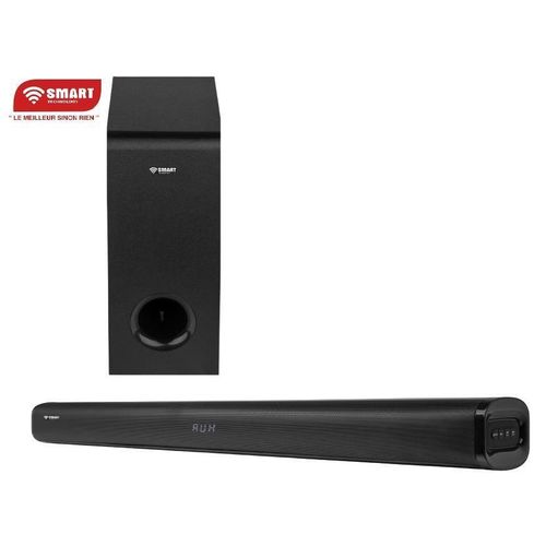 Barre De Son Modèle STHA-1003W (4.1ch - 300W) - USB / Bluetooth / Entrée AUX / HDMI (ARC) / Optique, Avec Télécommande- Noir