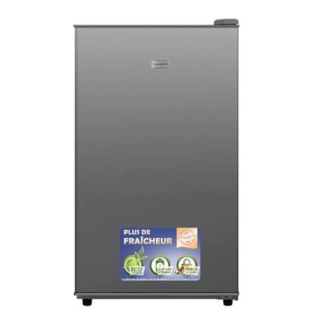Nasco Réfrigérateur Un Porte 80lt Net Silver - Eco. D’énergie – KNASF1-90S