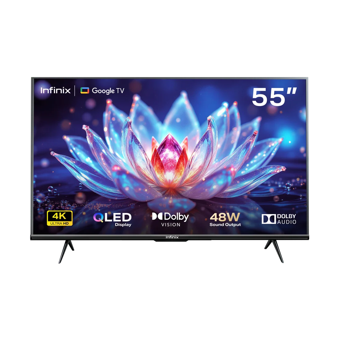 Téléviseur Infinix Smart TV 55 pouces Android 4K QLED