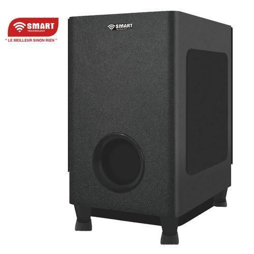 Barre De Son Modèle Bois Élégant STHA-1004W (4.1ch - 400W) - USB / Bluetooth / Entrée AUX / HDMI (ARC) / Optique, Avec Télécommande- Noir