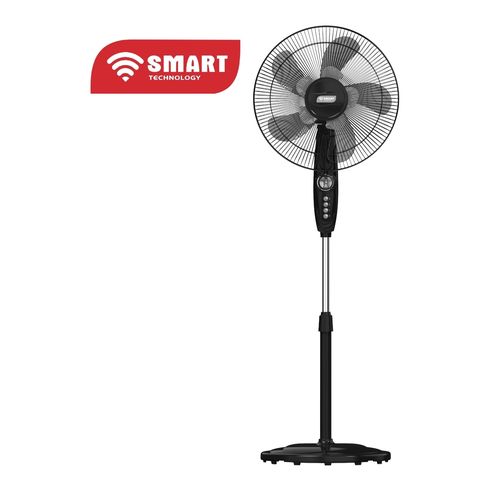 Ventilateur Sur Pied 16’’ Silencieux (STV-1651S) -50 W- 5 Hélices- Noir