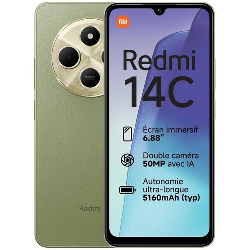 Xiaomi smartphone Redmi 14C - 6.74 - 4G - 8/50 Mpx - Rom 128 Ram 6+6