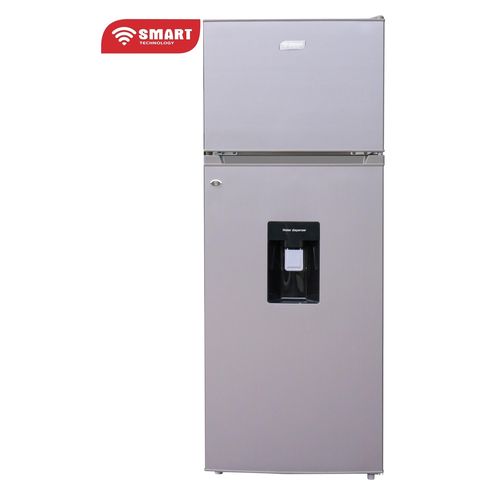 Réfrigérateur 2 Portes DFRST Smart 210L Avec Distributeur d'Eau Intégré (STR-321WK) -Grille Arrière / Gris