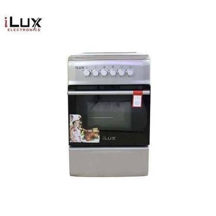 Ilux Cuisinière - Gaz 4 Feux 57*57 - 6060 - Inox